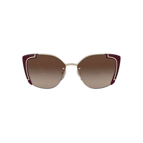 prada bordeaux sunglasses|Prada PR59VS Pale Gold Bordeaux Frame / Brown Gradient .